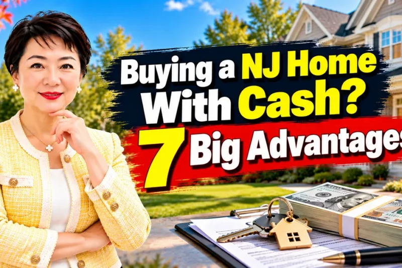 Buying a home with cash in Central Jersey: 7 big advantages explained by Jasmine Tsui, Central Jersey Realtor, Weichert Realtors Edison NJ