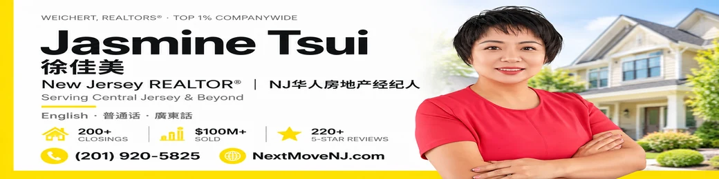 Jasmine Tsui Central Jersey Realtor Weichert Realtors Circle of Excellence Platinum 201-920-5825