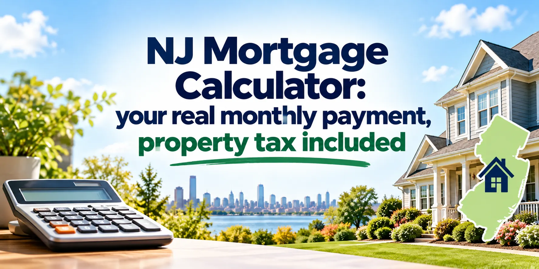 NJ mortgage calculator with property tax included: estimate your real monthly payment on a New Jersey home, by Jasmine Tsui, Weichert Realtors
