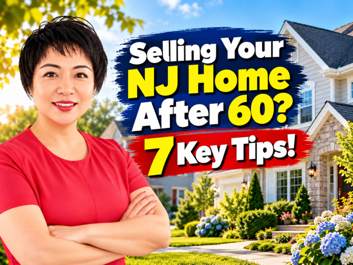 smine Tsui shares seven essential tips for homeowners over 60 selling a house in Central Jersey, NJ, including downsizing and preparing for a successful home sale.